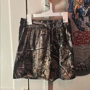 Camouflage Print Shorts